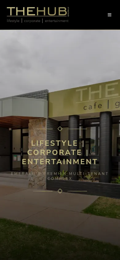 The Hub Emerald website